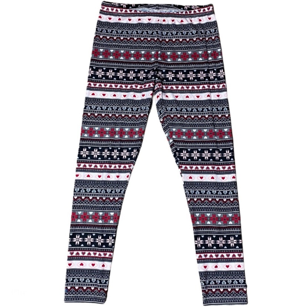 NWOT Girl's Faded Glory Print Knit Legging Pants